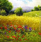 2011 Gerhard Nesvadba wildflowers painting